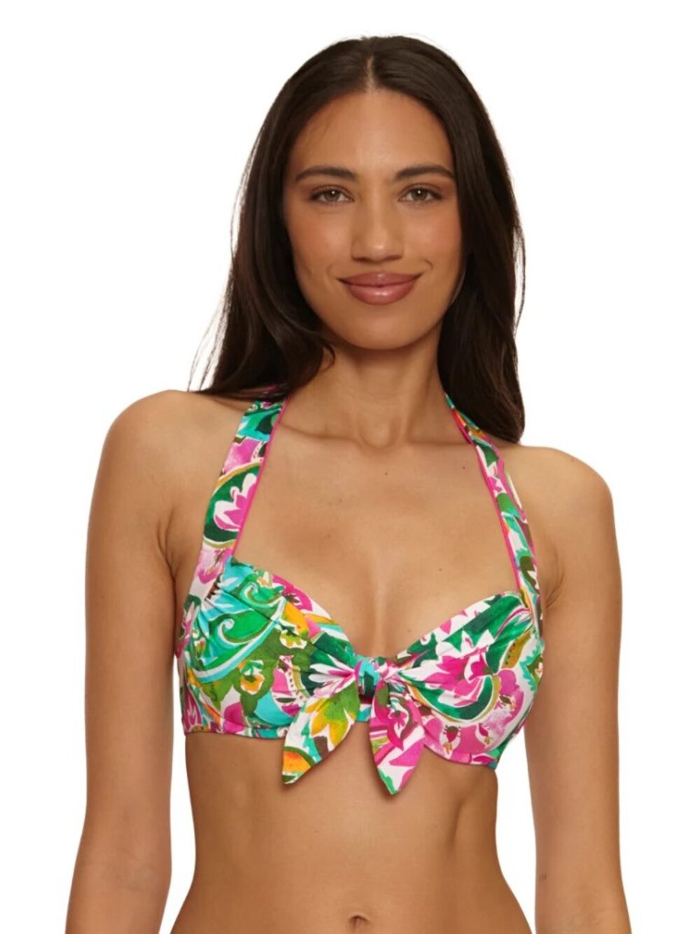BECCA LA VIE PRINT UNDERWIRE CONVERTIBLE TOP IN SIZES MEDIUM AND D-CUP